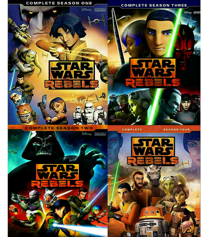 STAR WARS REBELS COMPLETE SERIES 1-4 DVD 14-Discs COLLECTION