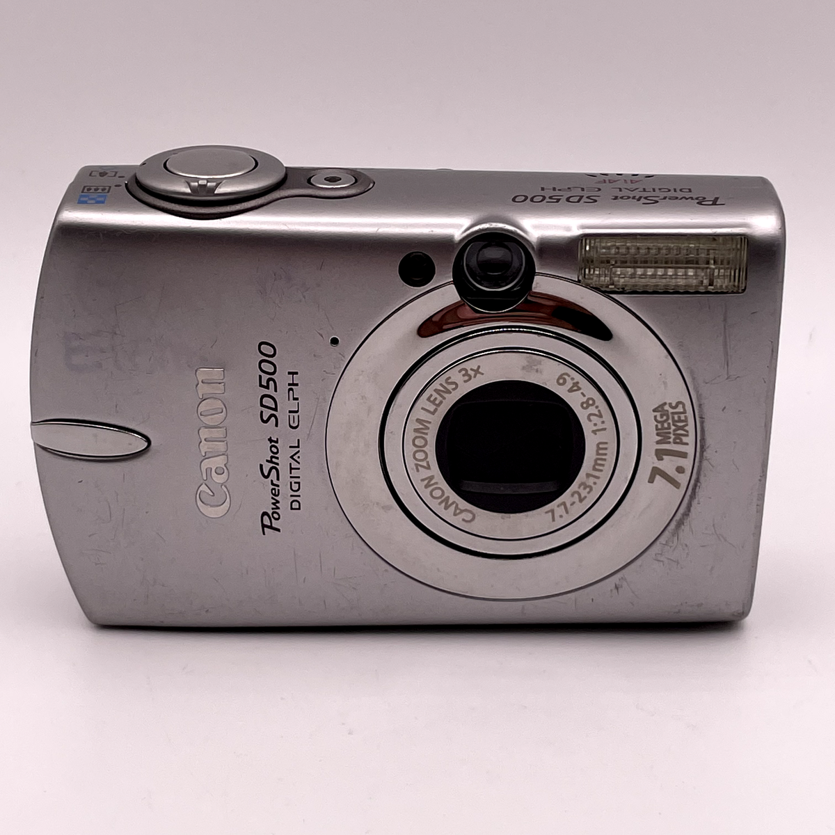 Canon PowerShot SD500 7.1MP Digital Camera – Silver – Tested