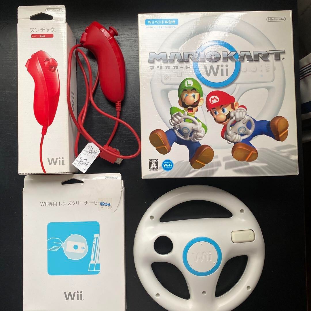 Nintendo Wii RVL-S-WD Shiro Game Console Full Box Tested Very good