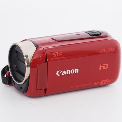 Canon Digital Video Camera iVIS HF R52 Red IVISHFR52RD 32x zoom