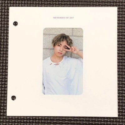 BTS V taehyung tae MEMORIES OF 2017 Blu-ray Limited Official Photo