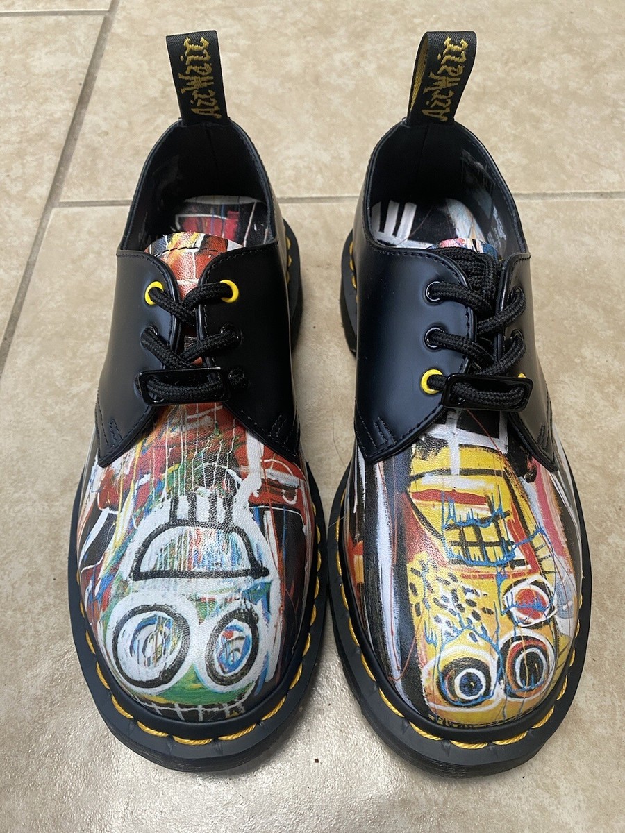 Dr.Martens x JEAN-MICHEL BASQUIAT 1461 Dustheads 26320001 UK4 USM5