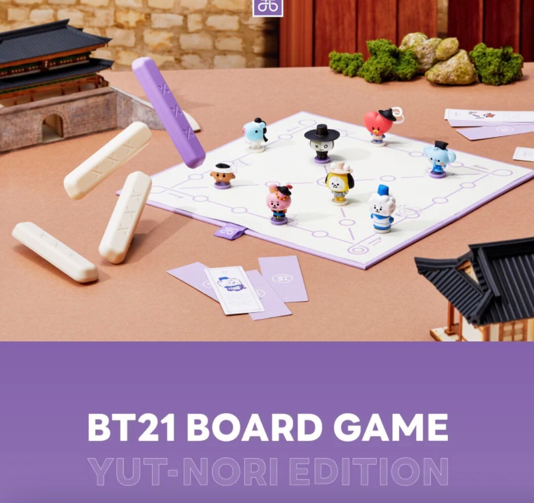 BTS BT21 Official Goods Board Game YUT-NORI Edition U.S SELLER | eBay