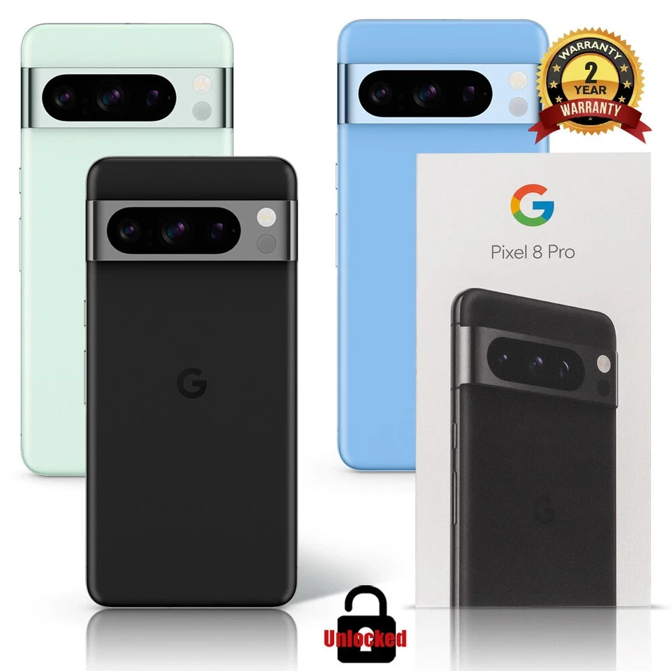 Google Pixel 8 Pro - 128 GB - Bay (Unlocked) for sale online | eBay