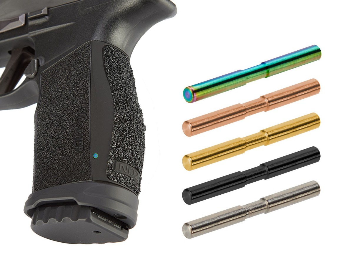 NDZ Sig P365 X Macro Stainless Steel Backstrap Pin PVD Finish | eBay