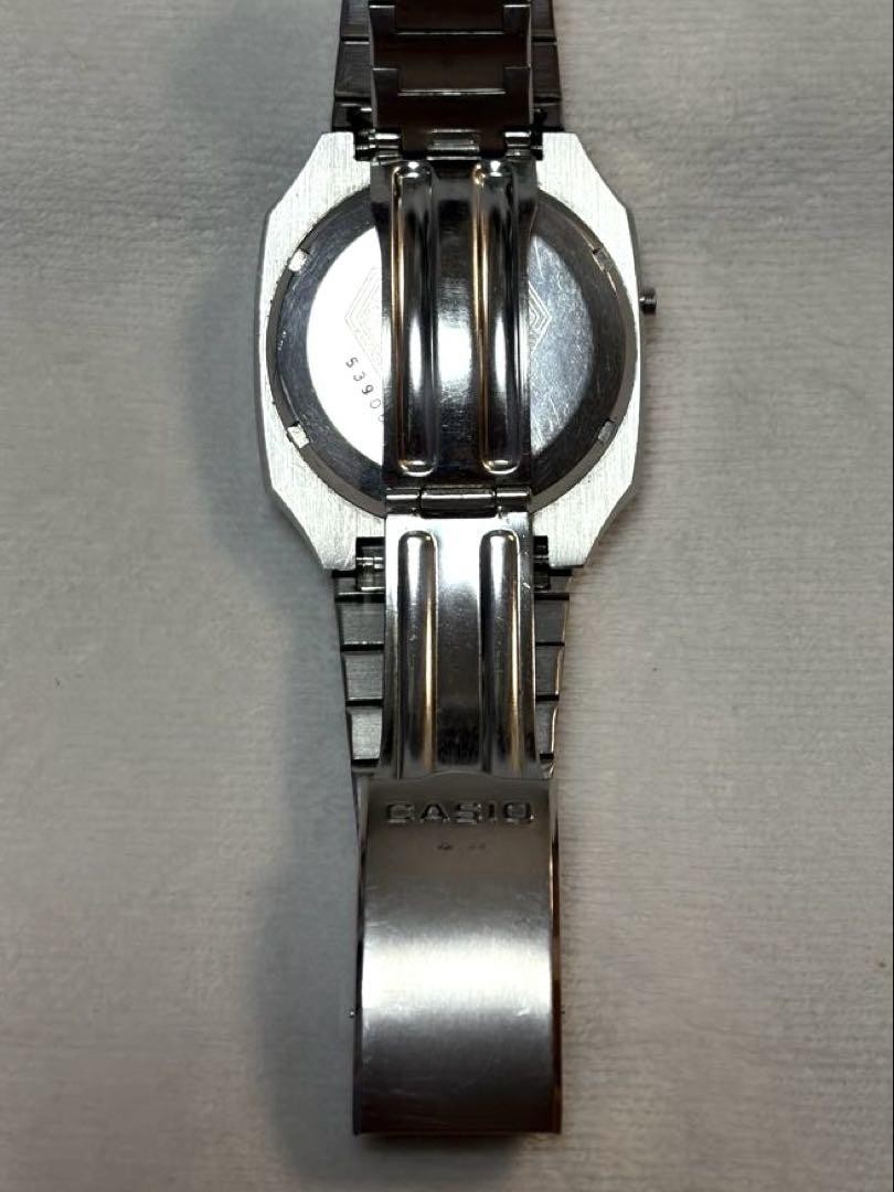 Casio CasioTron 04-501 Vintage Digital Watch Silver Blue Color | eBay