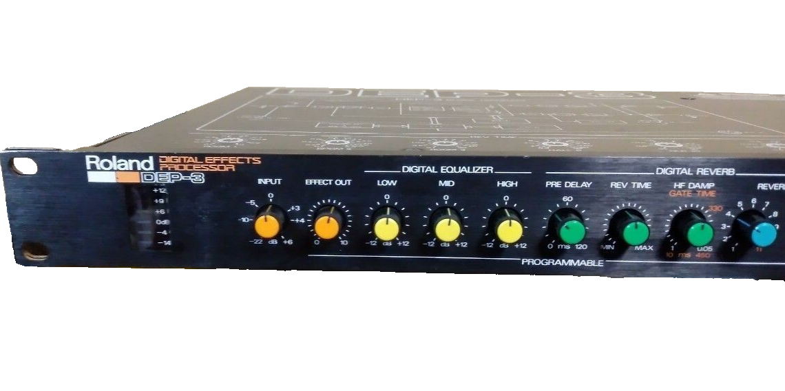 Roland DEP-3 Vintage Digital Multi Effects Reverb EQ Processor