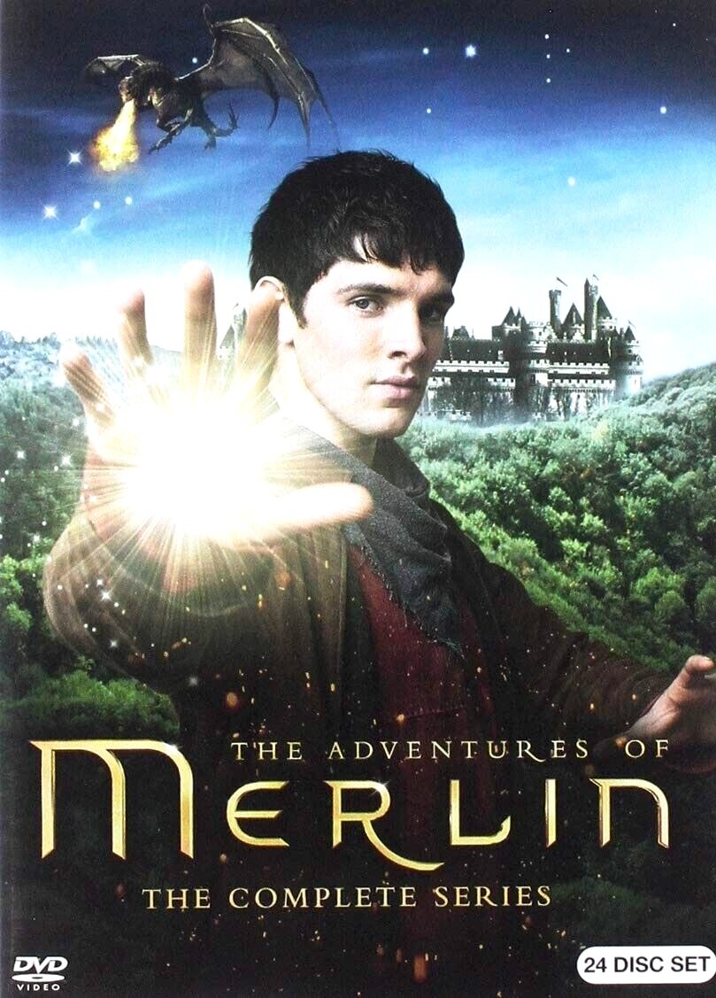 The Adventures of MERLIN Complete Series Collection(DVD,24-Disc