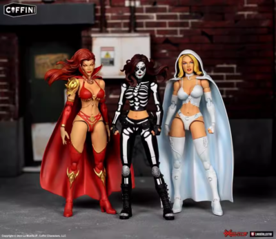 Executive Replicas Lady Satanus 1:12 Action Figure Coffin Comics