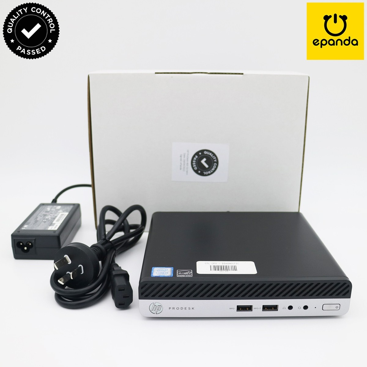 HP ProDesk 400 G3 Mini PC Win10Pro Intel i3-7100T 3.4GHz WiFi-AC
