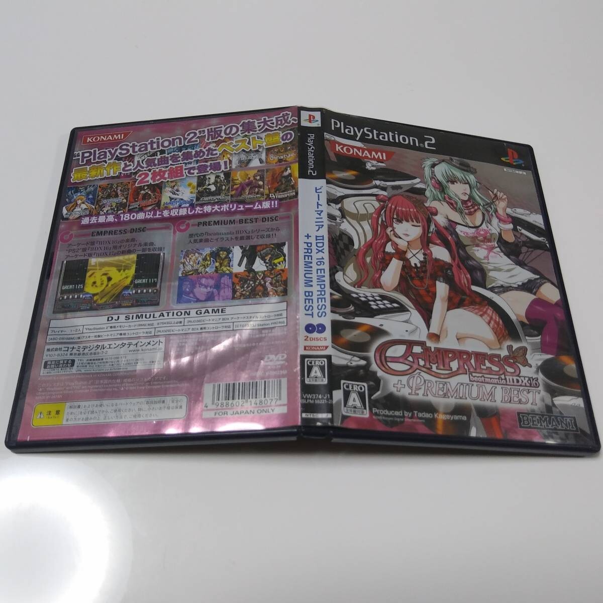 Beatmania IIDX 16 Empress + Premium Best PS2 Game Soft From Japan