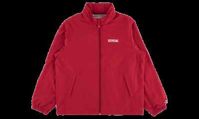 Champion Supreme Jacket Track Jacket Red sz L NEW Authentic | eBay