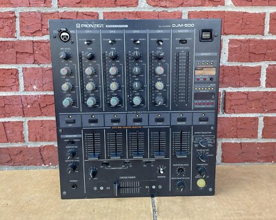 Pioneer DJM500 4-Channel Performance Mixer Black as-is | eBay