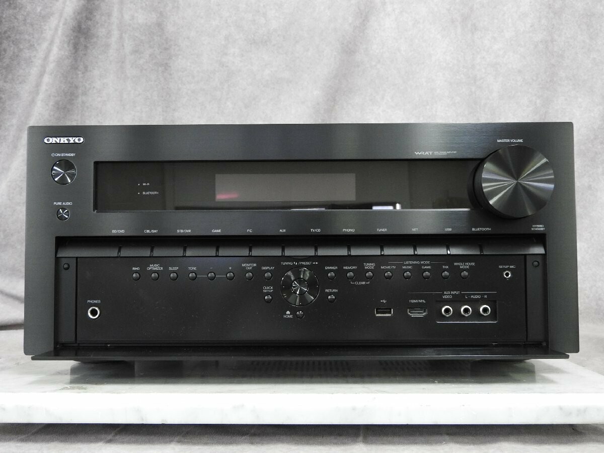 ONKYO AVアンプ TX-NR838 純正リモコン他多数・美品・快調・美音 ONKYO