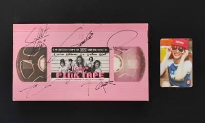 f(x) [PINK TAPE] real hand signed PROMO album Sulli fx Kpop | eBay