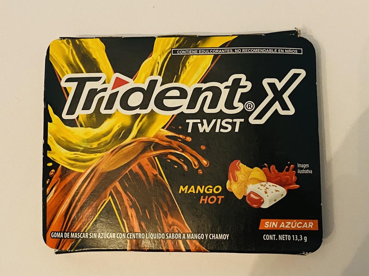 Retired MANGO HOT Trident X Twist Gum Exp: Aug/22 - 7 pcs RARE | eBay