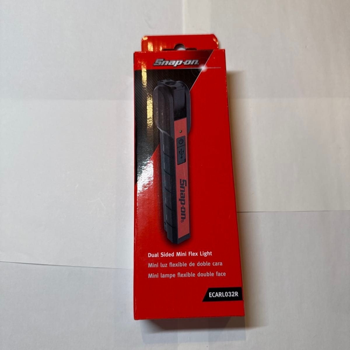 Snap-on ECARL032R 500 Lumen Dual-Sided Mini Flex Light Red
