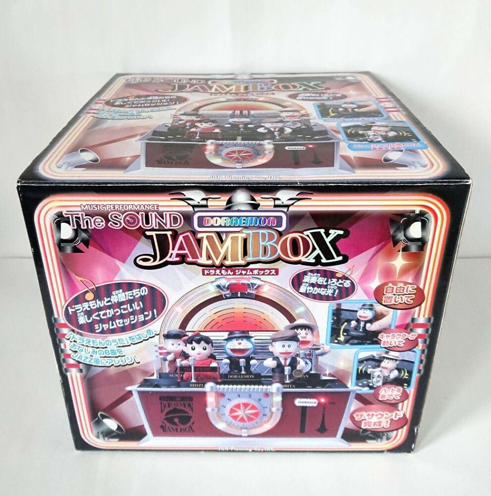 DORAEMON JAM BOX Sound and Light up action w/5pcs Figures NIB Rare
