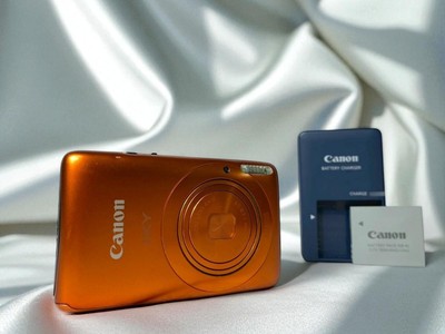 N Mint] Canon IXY 400F PowerShot SD1400 IS Orange Digital Camera