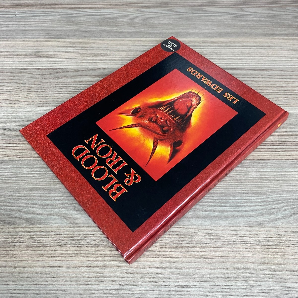 BLOOD & AND IRON HARDBACK GAMES WORKSHOP BOOK LES EDWARDS 1989