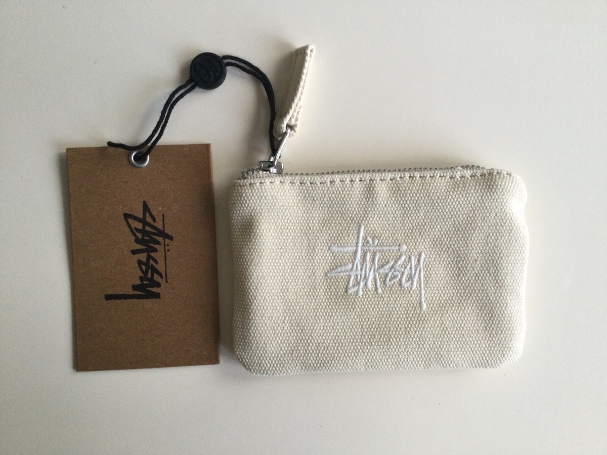 Stussy Canvas Coin Pouch Natural | eBay