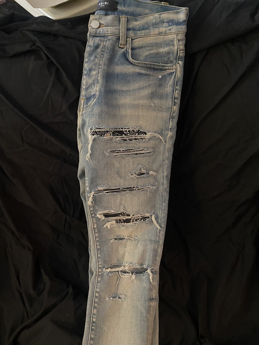 amiri Mx1 bandana jeans size 29 | eBay
