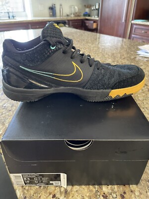 Nike Kobe 4 IV Protro FTB Snake Snakeskin 'Black Gold' Men Size