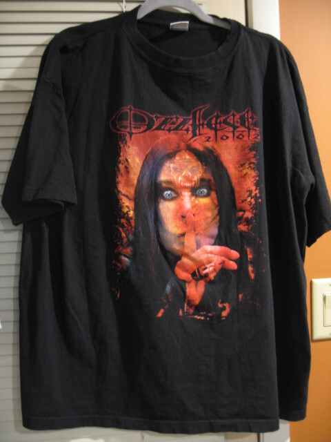 Vintage Ozzfest 2002 Ozzy Osbourne Band Concert T Shirt XL Double