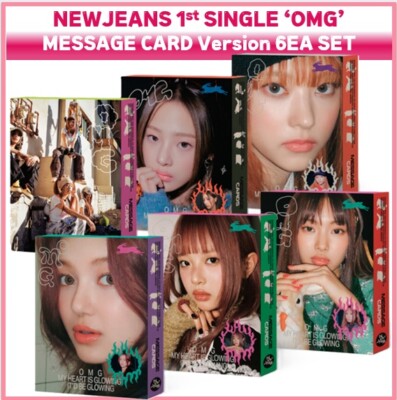 Newjeans OMG ( Ditto ) Message Card VER. Album 6EA SET | eBay