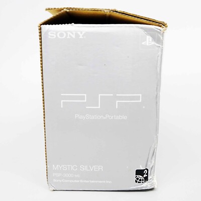 Sony PSP-3000 Portable Mystic Silver Handheld System for sale