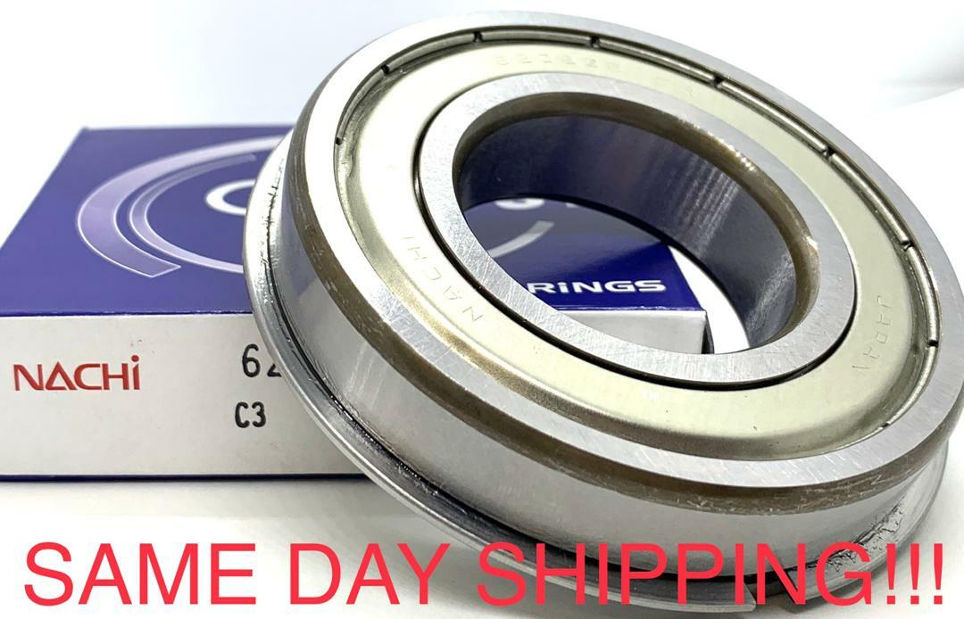 6208 ZE NR Nachi Open ONE SIDE Bearing C3 Snap Ring Japan 40x80x18