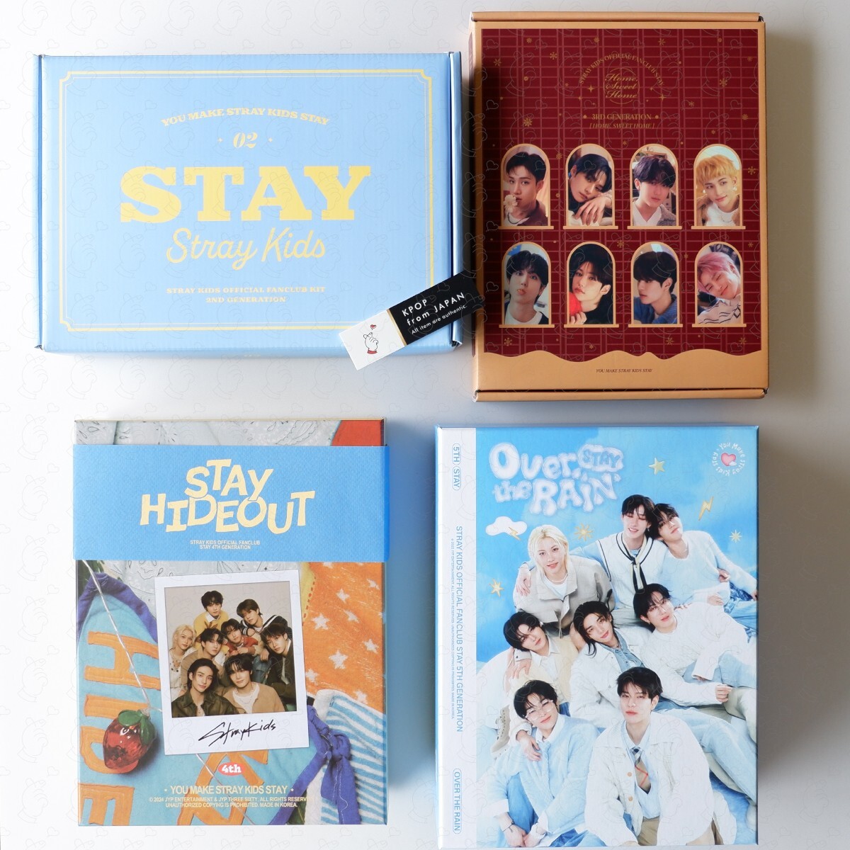 STRAY KIDS 2ND 3RD 4TH 5TH GENERATION OFFICIAL FANCLUB MEMBERSHIP