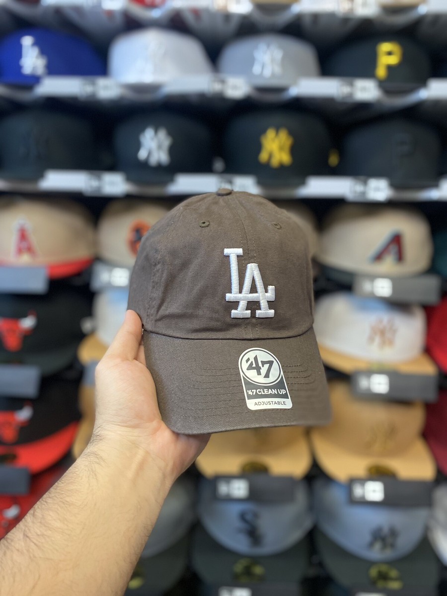 Los Angeles Dodgers Brown '47 Brand Clean Up Adjustable Hat | eBay