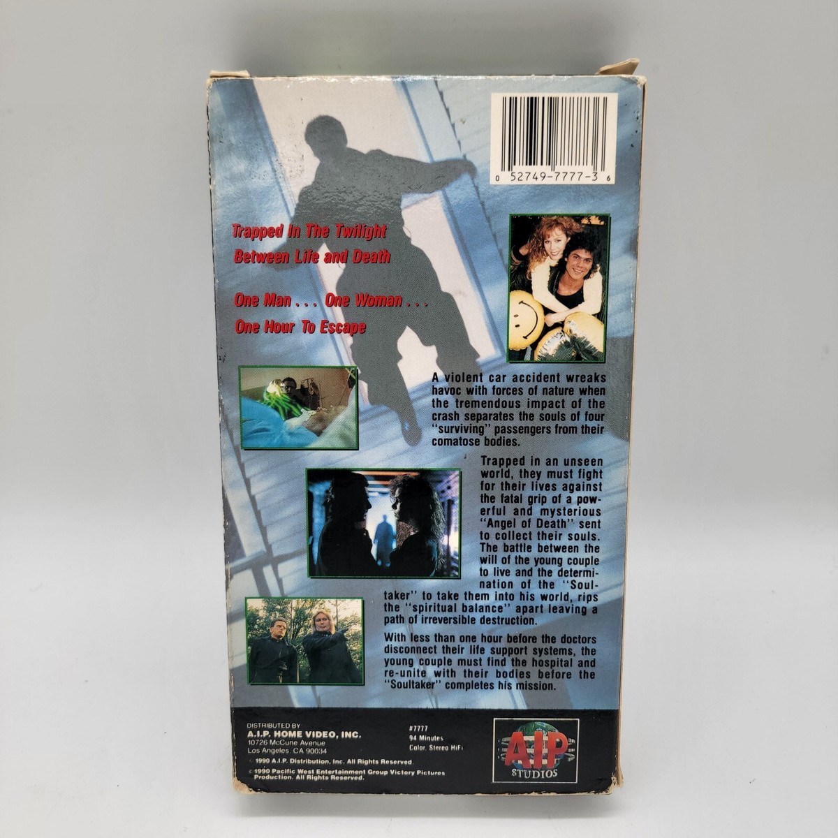 Soultaker 1990 VHS Tape Horror Movie Video Reeves Video Belvedere