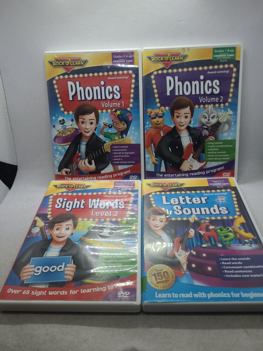 Rock N Learn Phonics: Volume 1 & 2 (DVD) Sight Words Level 2