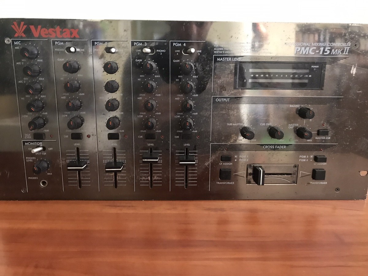 vestax mixer Pmc-15 Mk2 | eBay