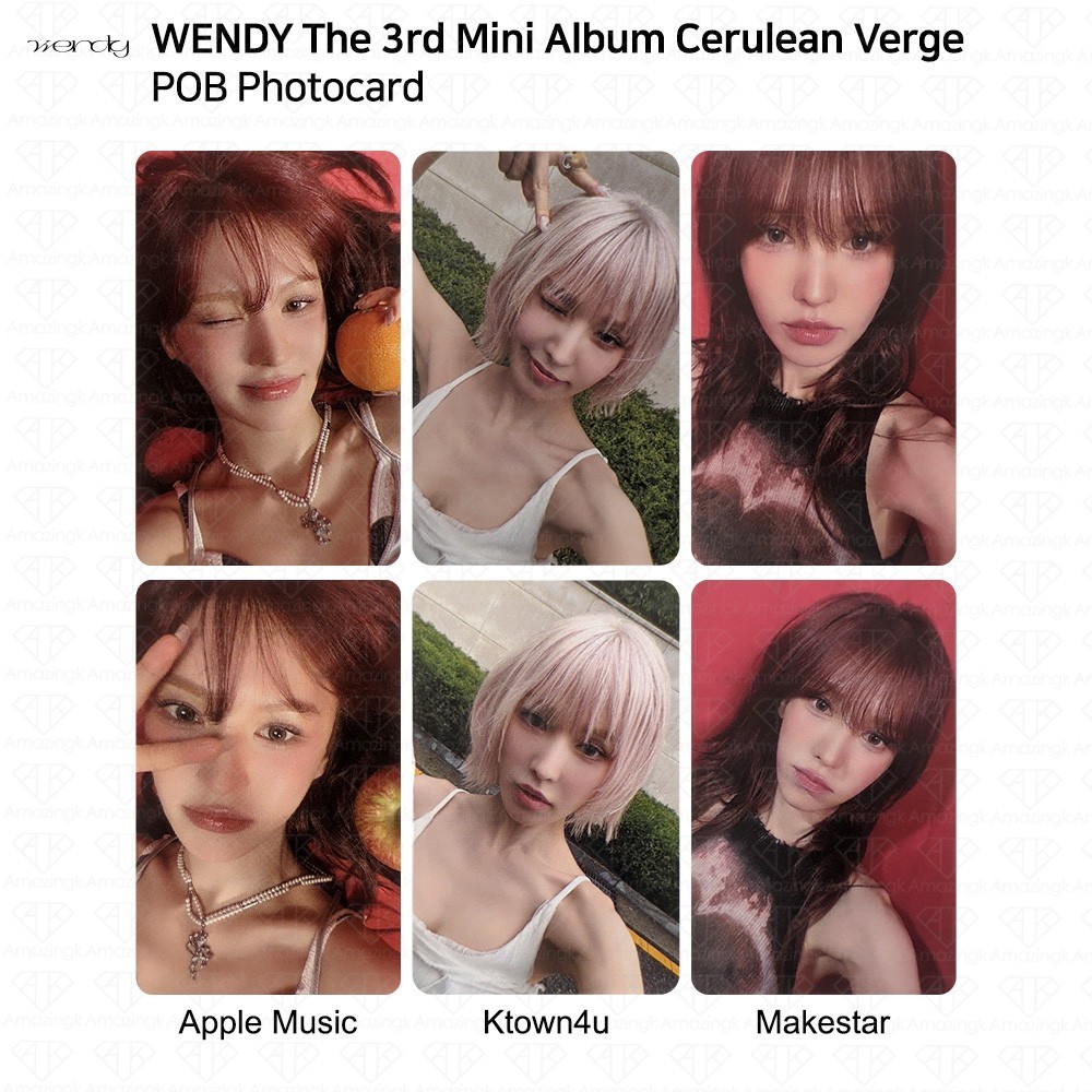 RED VELVET WENDY The 3rd Mini Album Cerulean Verge POB Photocard