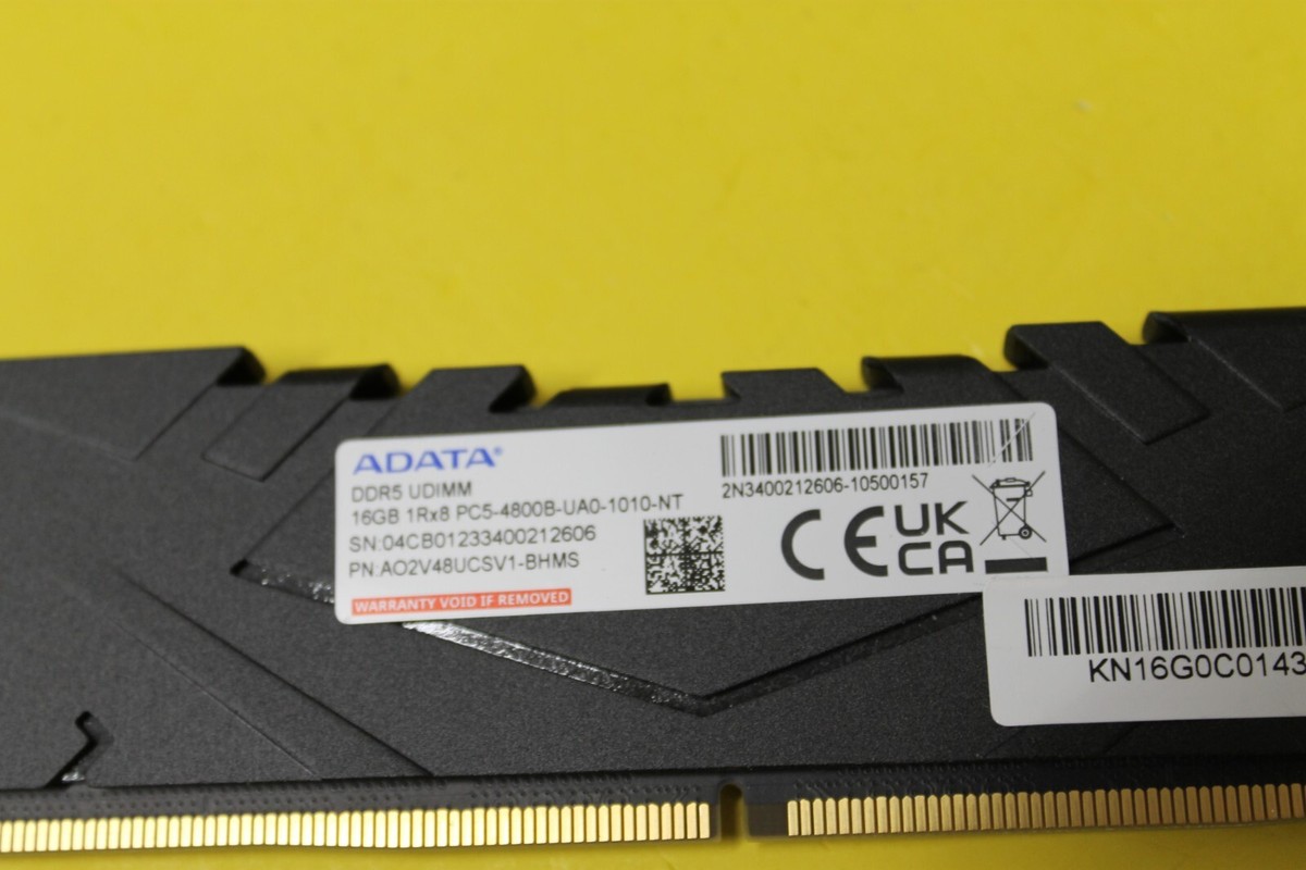 NEW PREDATOR ADATA 16GB DDR5-4800 PC5-38400 1Rx8 Ram Memory