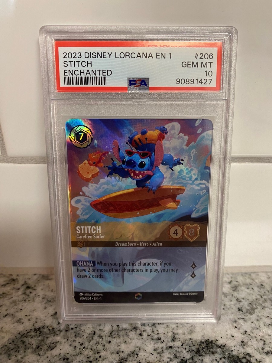 ディズニーロルカナ スティッチ エンチャンテッドpsa10 ディズニー
