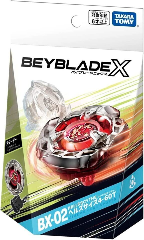 Takara Tomy Beyblade X Starter BX-02 Devil Scythe 4-60T