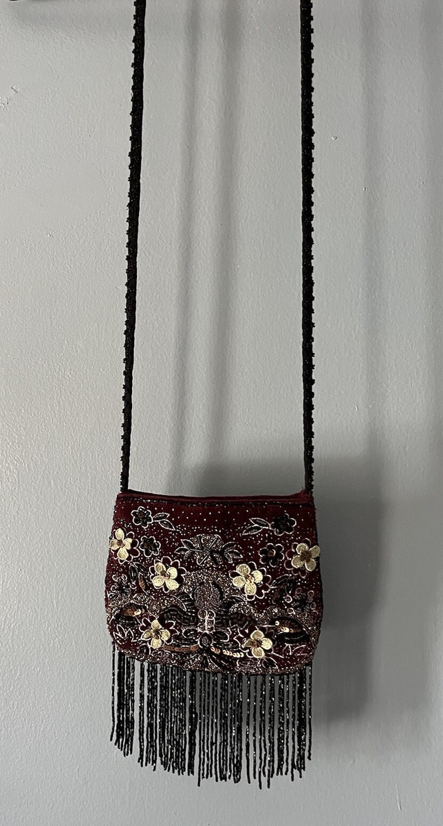 ZARA Bag Boho Bohemian Fringes Crossbody Shoulder Embroidered