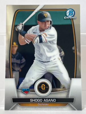 Shogo Asano 2023 Topps Bowman NPB Chrome #122 RC Yomiuri Giants