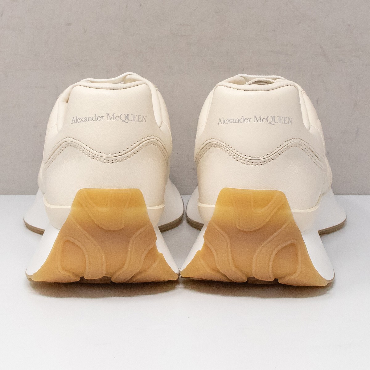 Alexander McQueen Sprint Runner Size 42 EU (9 US) Cream Leather
