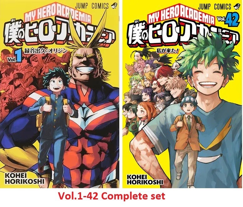 My Hero Academia Comic Manga vol.1-42 Book set Kohei Horikoshi