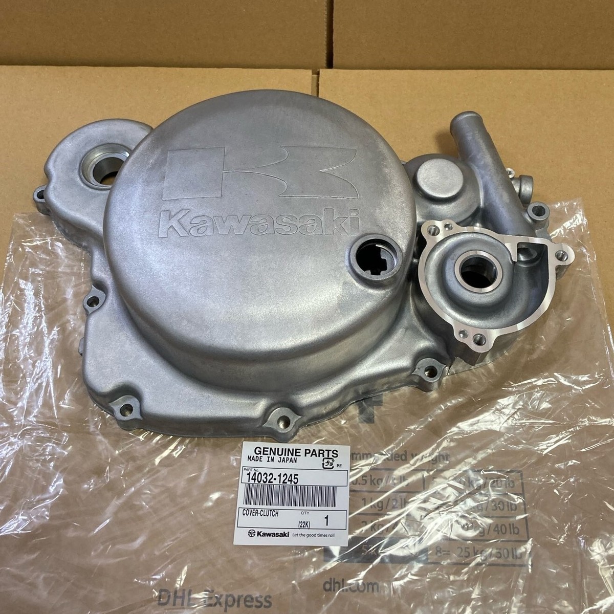NEW】Kawasaki Genuine 1990-2004 KX500 COVER CLUTCH 14032-1245