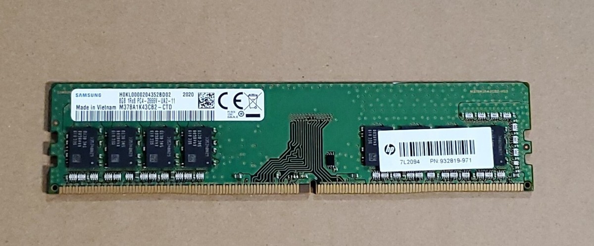 Samsung 8GB DDR4 2666 PC4-21300 M378A1K43CB2-CTD M378A1K43DB2-CTD