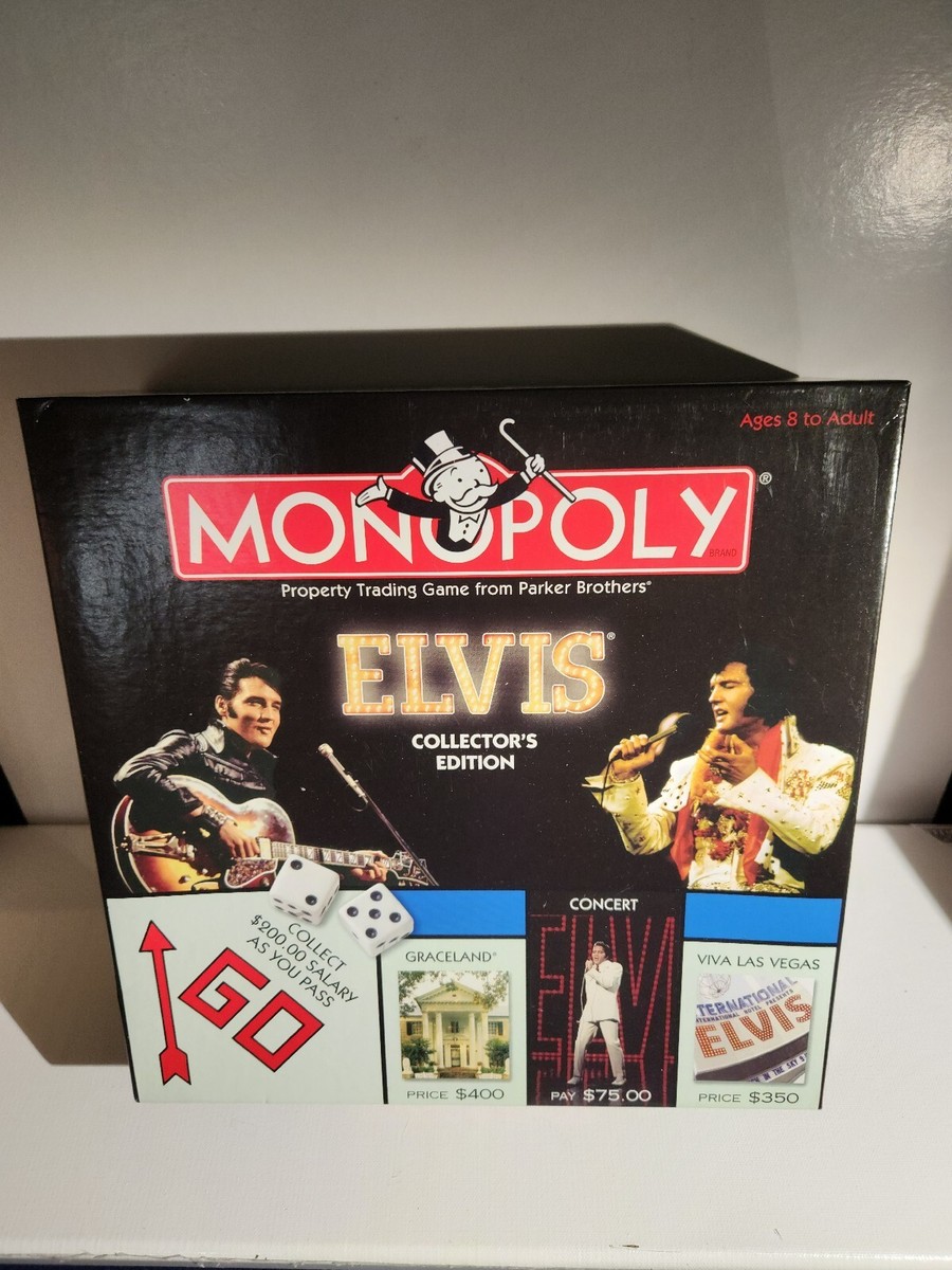 Elvis Presley Collector's Edition Monopoly Game games peices