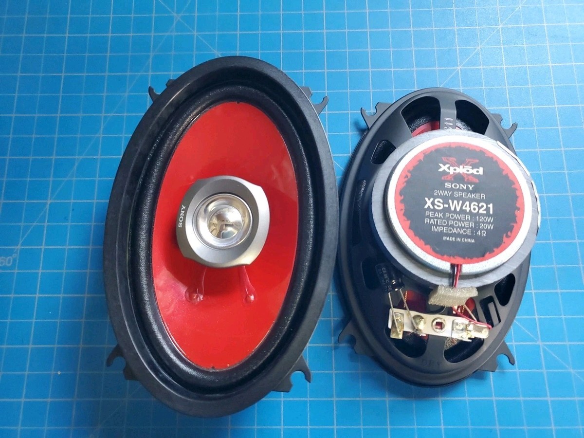 Sony Xplod 4x6 Inch 2 Way Speaker Pair 120 Watt XS-W4621 | eBay