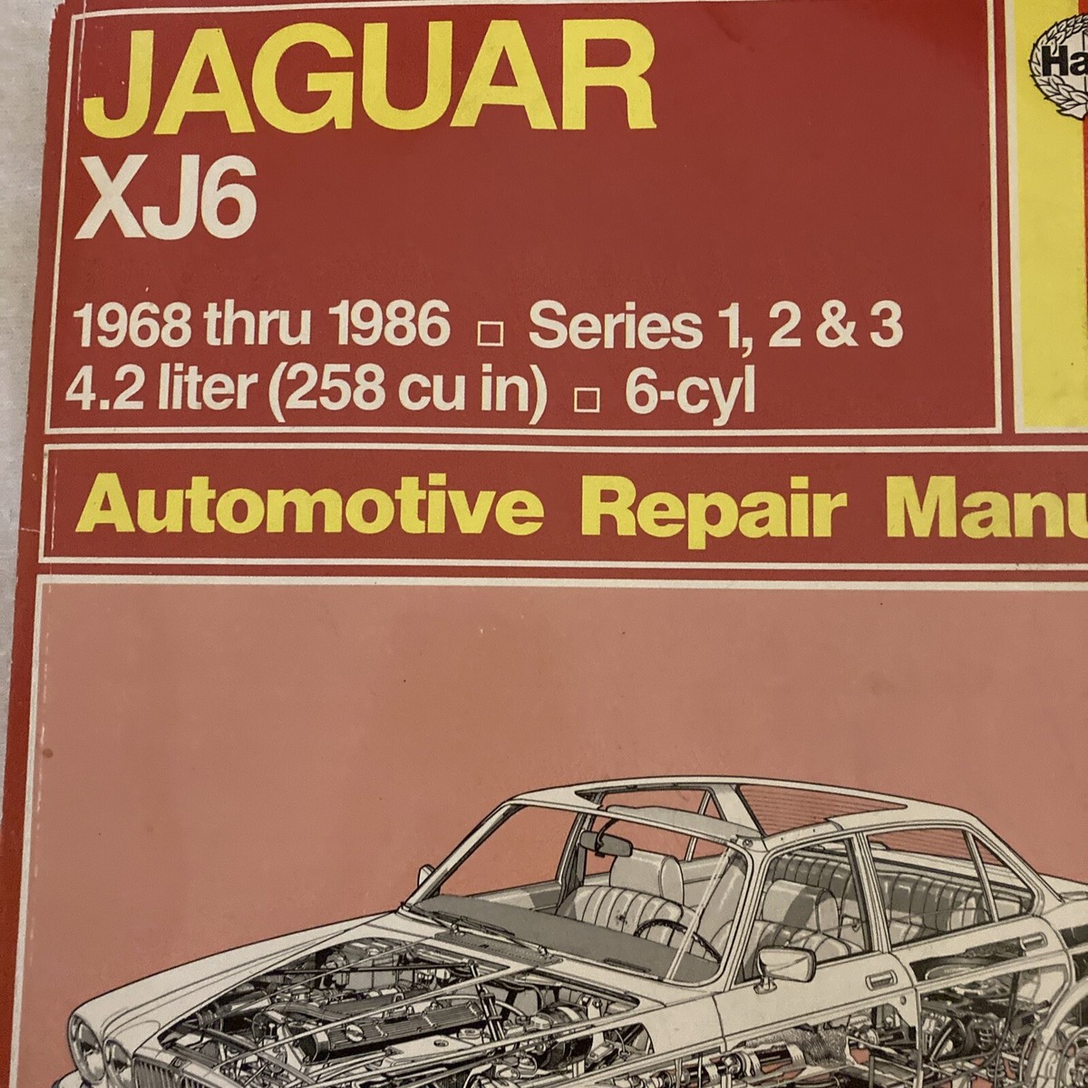 Jaguar XJ6 Series 1 2 & 3 4.2L 1968-86 Haynes Automotive Repair