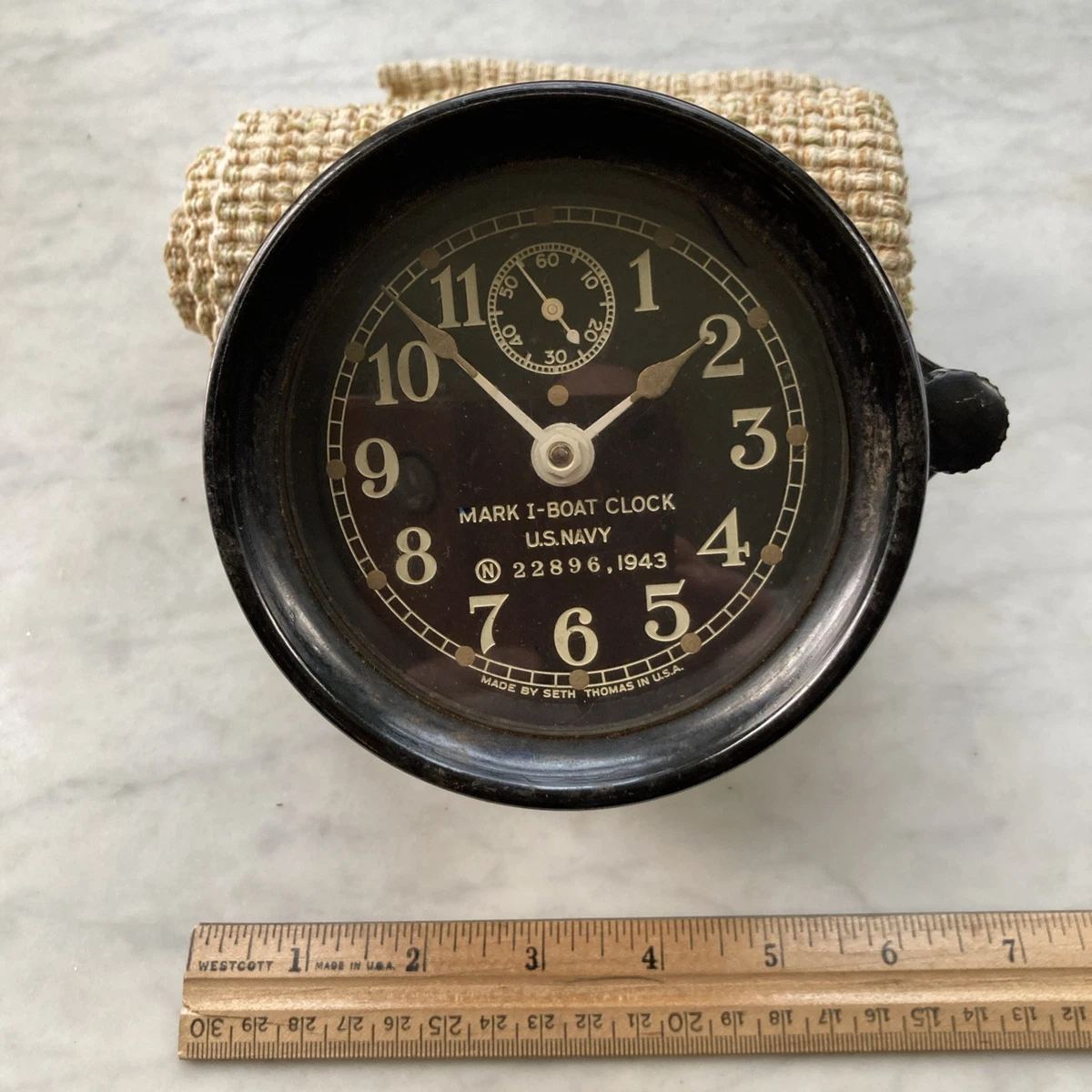 Seth Thomas US Navy Deck Clock Antique Maritime Clocks for sale | eBay